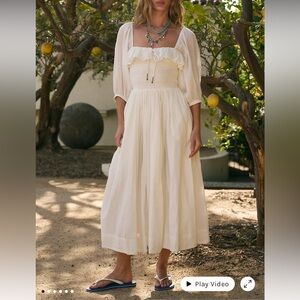 Free People Oasis Dress in Sage Green